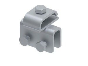 Держатель проводников 6-10 мм на фальцевом соединение кровли. Материал - горячеоцинкованная сталь. МД-049-ГЦ Ostec 394049