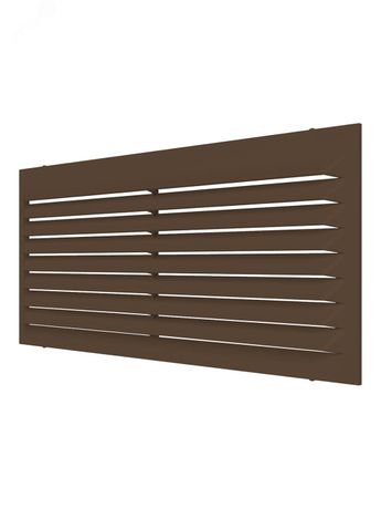 Решетка вентиляционная вытяжная, из ABS пластика 171х81, цвет Коричневый - 1708С кор ЭРА 197