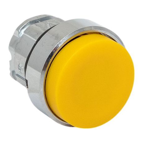 Исполнительный механизм кнопки XB4 желтый выпирающая возвратный без фиксации, подсветки IP65 - XB4BL-Y-65 EKF