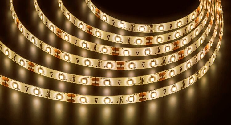 Лента светодиодная NLS-3528WW60-4,8-IP65-12V R5 4,8Вт 12В 2700К IP65 5м | 71403 Navigator 18188 NLS-3528