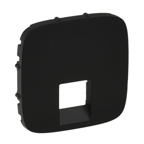 Панель лицевая Valena Allure для 1-м телефонных/информационных розеток антрацит Leg 755418 Legrand