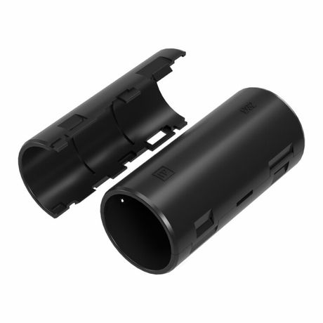 Муфта разборная d32 мм атмосферостойкая черная (5шт/210шт уп/кор) Промрукав | PR13.0436 Строитель