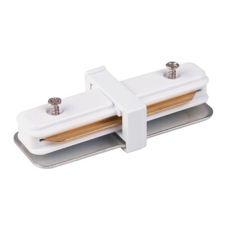 Коннектор для однофазного шинопровода прямой TRC-1-1-I-WH (белый) | a039598 Elektrostandard