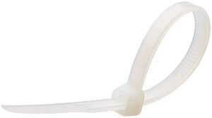 Стяжка нейлоновая КСС 3х80 (бел) (100шт) | 50272 Fortisflex КВТ