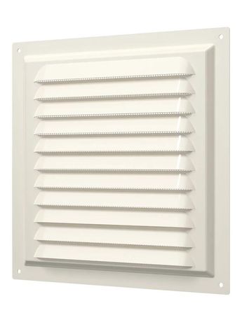 Решетка вентиляционная с покрытием полимерной эмалью сеткой 200х200 сталь ERA 2020МЭ Ivory ЭРА