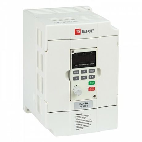 Преобразователь частоты 4/5,5 кВт 3х400В VECTOR-75 EKF Basic | VT75-4R0-3B