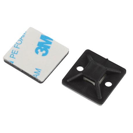 Площадка самоклеящаяся под хомуты 30х30мм черн. NO-225-304 (уп.50шт) Эра Б0066731