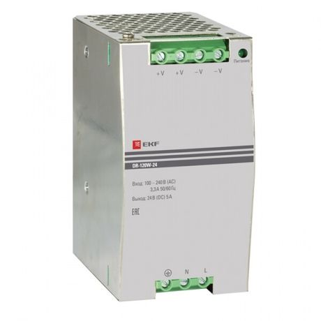 Блок питания 24В DR-120W-24 EKF PROxima |