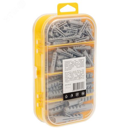 Набор саморезов и дюбелей для ДСП (170 шт) KRANZ - etmKR-01-3101-06 MEET