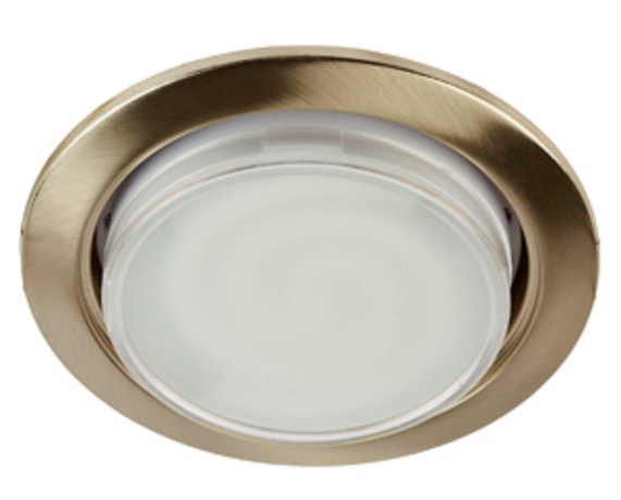 Светильник встраиваемый точечный под лампу GX53 KL35 SB /1 (к) 220V, 13W,бронза | Б0048951 ЭРА