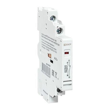 Контакт сигнализации аварийного отключения + вспомогательный мгновенного действия АПД/GV2 АК-1001 1НО (авар.) 1НЗ EKF - apd-ad1001