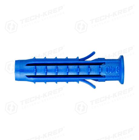 Дюбель распорный 8х40 шипы+усы (400 шт) - пакет ( 0,528 кг) | 132443 Tech-KREP Tech-KREP/Zitar арт. 132443