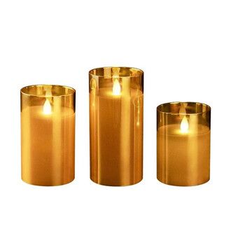 Свечи ФАZА CL7-SET3-gd (компл. 3-х свечей, золот.) арт.5018822-2021 ФАЗА