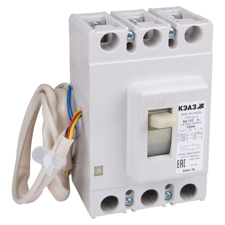 Выключатель автоматический ВА04-36-341810-80А-800-440DC-HP24AC/DC-УХЛ3 | 372012 КЭАЗ