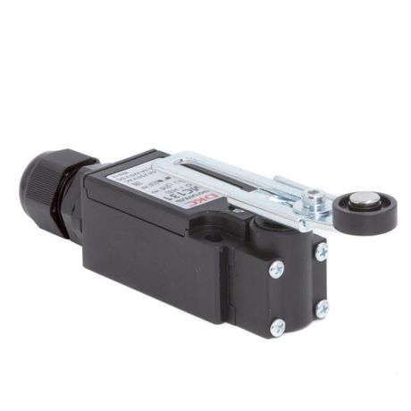 Выключатель концевой с двумя контактами нормально открытый + закрытый (NO+NC). поворотным регулируемым рычажным роликом DKC R5MC131 ДКС