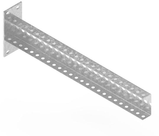 Консоль с опорой 85х40 основ. 600 П-образная горячий цинк - Н3115420671 СОЭМИ