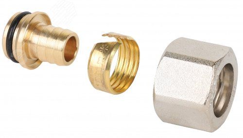 Фитинг обжимной (евроконус) 1/2'x16x2.0 PEX для полиэтиленовой и металполимерной трубы - MC.410.04 MVI