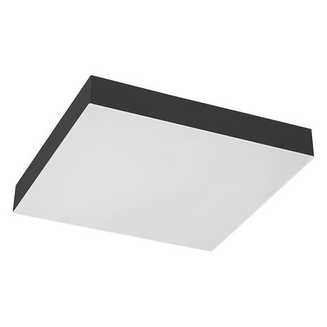 Светильник светодиодный ДПО-24w 4000K 1920Лм квадратный черный IP44 - 51304 FERON