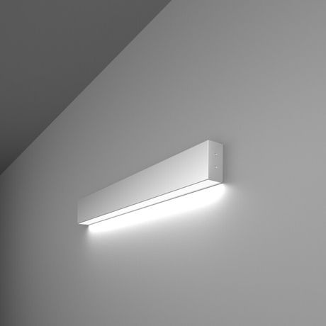 Светильник светодиодный накладной линейный односторонний53см 10W 6500К матовое серебро (100-100-30-53) | a040131 Elektrostandard