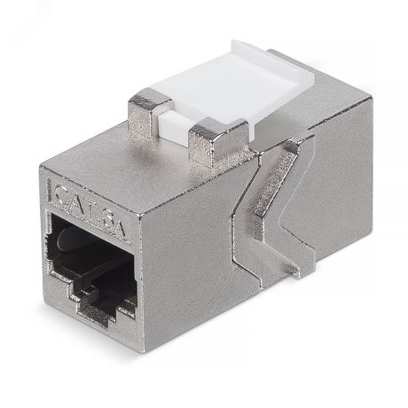 Адаптер проходной RJ45-RJ45 (8p8c), категория 6a, экранированный - CA-8p8c-C6a-SH Cabeus 10068c