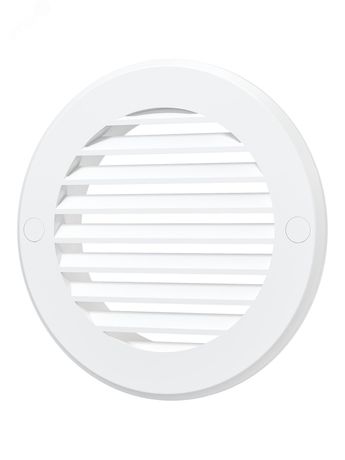 Решетка вентиляционная круглая D196 вытяжная, из ABS пластика, с фланцем D160 - 12341 ЭРА 16РК