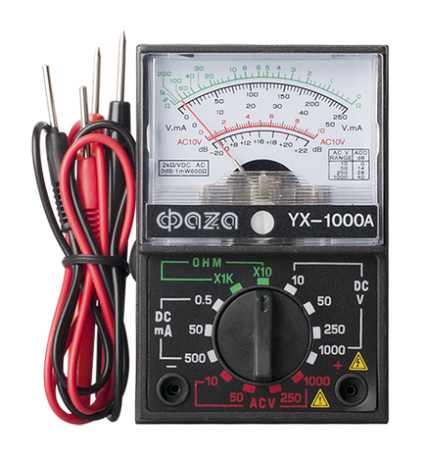 Мультиметр аналоговый YX-1000A | 5000537 ФАZА ФАЗА
