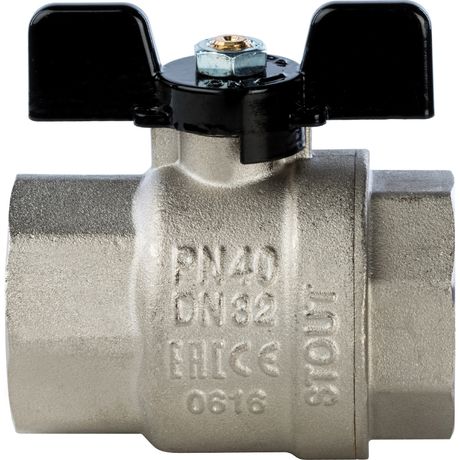 Кран шаровой 1 1/4' ВВ ручка бабочка - SVB-0002-000032 STOUT RG008Q0LA6HFB7