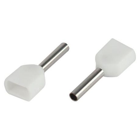 Эра Б0063268 Наконечник-гильза двойн НШвИ(2) 0.5-8 с изолированным фланцем (уп.50шт)