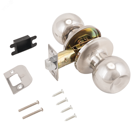 СТАНДАРТ 607 PS CP хром - 9874 Ручка-защелка для межкомнатных дверей ПТК