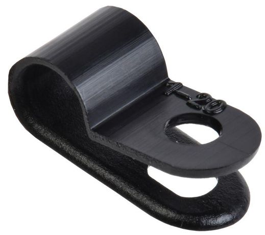 Скоба крепежная 5мм нейлоновая черная (50шт) | USK11-05-050-K02 IEK