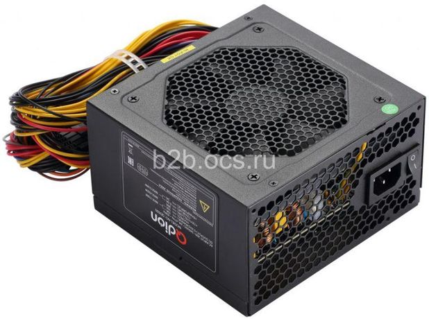 Блок питания QD550 Power Supply QDION ATX 550Вт 120мм 5xSATA 1xPCI-E(6+2) nonPFC FSP 1000266949