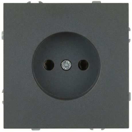 Розетка 1-м без заземл. СП 16А IP20 250В Galaxy графит MC Б0071694 MC арт. Б0071694