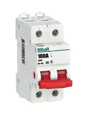Выключатель-разъединитель ВН-105 ВН105-2P-100A DEKraft 17088DEK APC