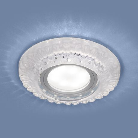 Светильник точечный встраиваемый 7247 MR16 СL прозрачный с подсветкой | a032806 Elektrostandard