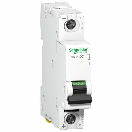 Выключатель автоматический однополюсный C60H-DC 4А C 10кА | A9N61504 Schneider Electric