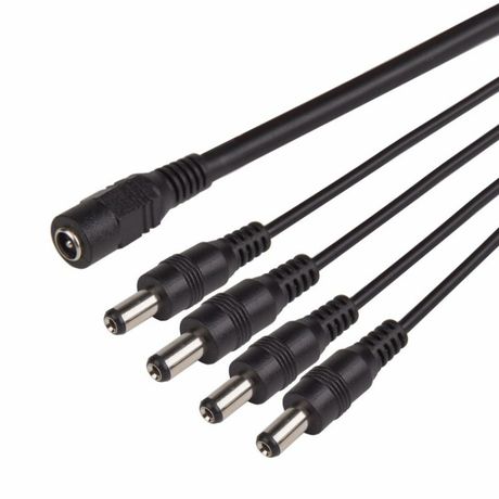 Разветвитель питания 4 разъема 0.5А IP22 2.1х5.5мм Rexant 14-0319 MEET