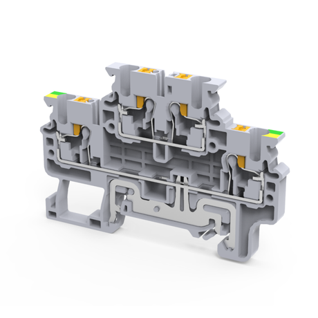 Клемма заземляющая push-in OptiClip CPDLG-2,5-2L-PE-I-(0,2-2,5)-PEN | 331865 КЭАЗ