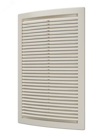 Решетка вентиляционная вытяжная, из ABS пластика 200х300, цвет Слоновая кость - 2030РЦ Ivory ЭРА 18024