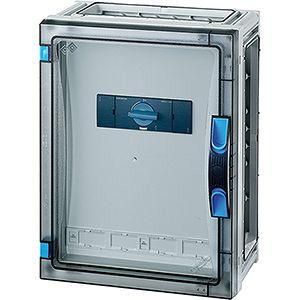 Корпус пластиковый 360х270х186 ручное запирание сер. с прозр. дверью FP 5201 HENSEL 68000185
