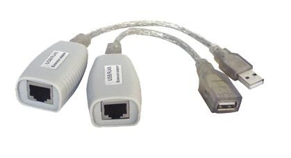 Удлинитель USB 1.1 интерфейса для клавиатуры и мыши по кабелю витой пары (кат.5/5E/6) до 100м звуковые платы т.д. 70м TA-U1/1+RA-U1/1 OSNOVO 1000634344