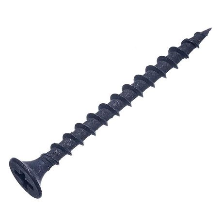 Саморез гипрок-дерево 4.8х110 потай крупн. резьба оксид (уп.200шт) бокс СТРОЙМЕТИЗ 2010478