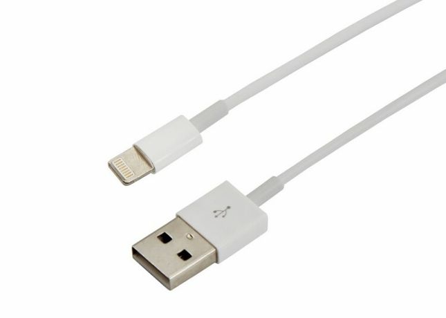 Кабель USB-Lightning для iPhone original copy 1:1, PVC, white, 1m, 18-0001, REXANT MEET 18-0001