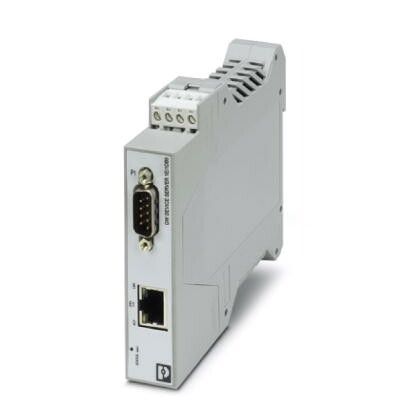 Преобразователь интерфейса GW DEVICE SERVER 1E/1DB9 | 2702758 Phoenix Contact