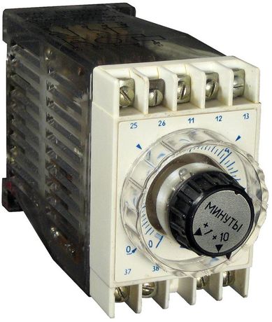 Реле времени ВС-33-2 0.2-60мин 220В 50Гц задержка на включение ток контактов исполнительного 4А 1з+1р с выдержкой + 1п мгновенного действия утопленное исполнение УХЛ4 и Автоматика A8011-02834607