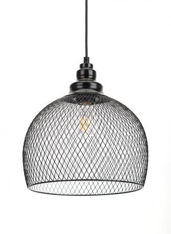 Светильник подвесной PL7 BK металл, E27, max 60W, d280 мм, черный | Б0037454 ЭРА