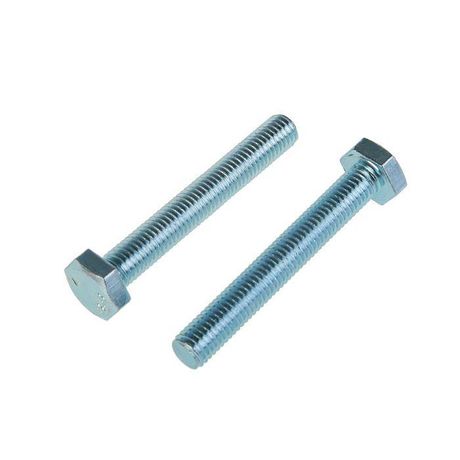 Болт с шестигранной головкой М14х160 DIN 933 класс прочн. 8.8 оцинк. (1кг/5шт) Tech-Krep/Zitar 958643