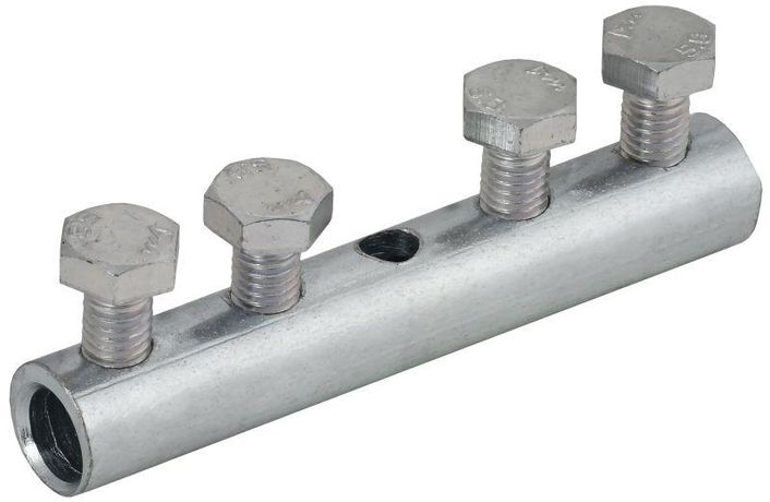 Зажим соединительный прямой пруток-пруток 6-10мм оцинкованная сталь IEK - ZCC86-11-1-16