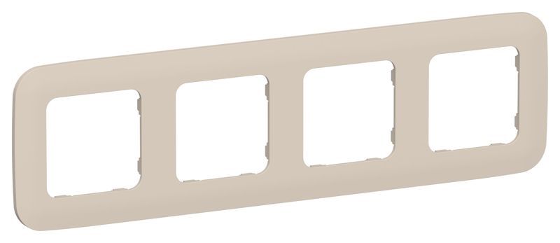 Рамка 4-м СП FLITE РУ-4-А-ФлЛ льняной IEK FI-M42-31-20-K88 IEK арт. FI-M42-31-20-K88