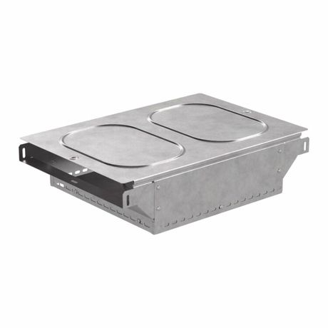 Ответвитель для лотка Т-образ. 400х50 Стандарт с крышкой Промрукав PR16.0968 Строитель