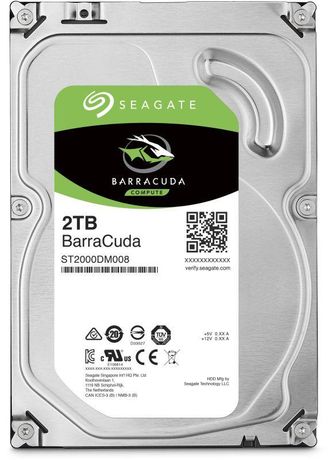 Жесткий диск 2Tb BarraCuda 3.5'', SATAIII, 7200 об/мин, 64 МБ - 1000487452 Seagate